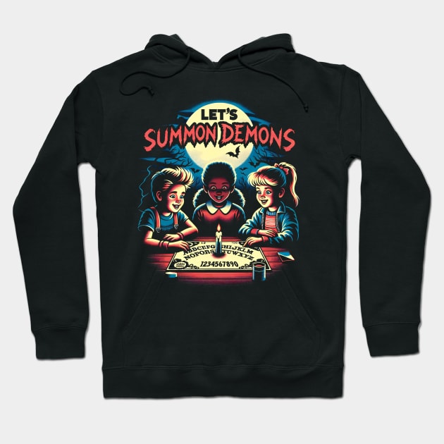 Let's Summon Demons Hoodie by Tshirt Samurai